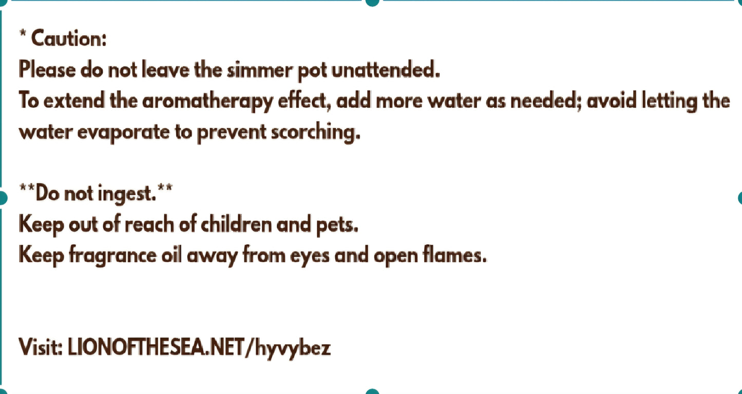 Hy-Vybez Simmerpot (Rosemary/Citrus)