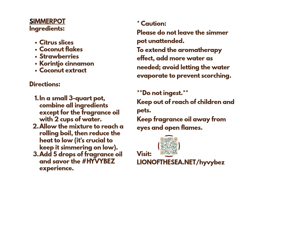 Hy-Vybez Simmerpot (Coconut)